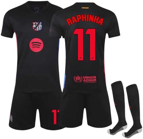バルセロナユニフォーム　25/26ハフィーニャ FC バルセロナ 25-26 ホーム レプリカユニフォーム 大人 11番